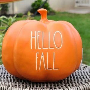 Rae dunn hello fall baby pumpkin